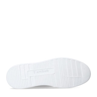 T-Switch Women's Shoes White Calf-Skin Leather Sneaker