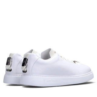 T-Kit Antique White Fabric / Leather-AmbrogioShoes