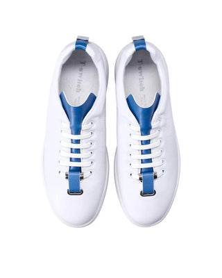T-Kit Dejavu Blue Fabric / Leather-AmbrogioShoes