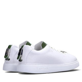 T-Kit Garden Fabric / Leather - Green-AmbrogioShoes