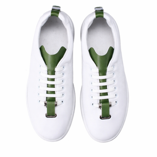 T-Kit Garden Fabric / Leather - Green-AmbrogioShoes
