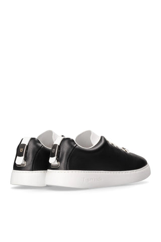 TS2 Leather Sneaker - Black-Dellamoda