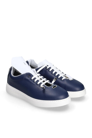 TS2 Leather Sneaker - Blue-Dellamoda