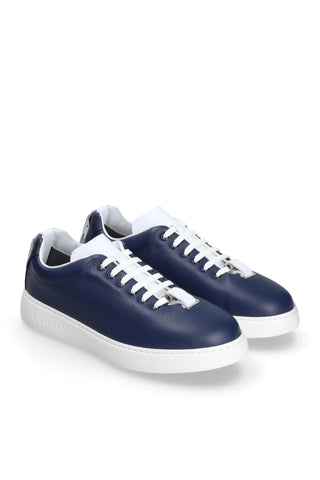 TS2 Leather Sneaker - Blue-Dellamoda