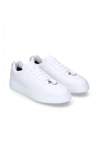 TS1 Leather Sneaker - White-Dellamoda