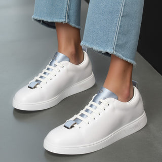 T-switch womens sneakers silver