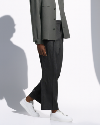 T-Kit Men's Ash Gray Calf-Skin Leather (TKM1029)